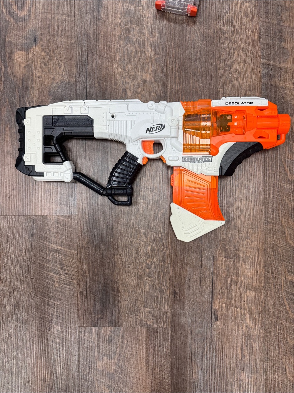 Nerf Desolator Blaster - White, Orange & Black